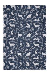 Geschirrtuch, Forest Friends navy blau, Wald Tiere von Ulster Weavers 