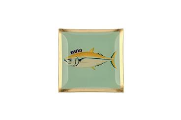 Gift Company Love Plates, Glasteller S, Thunfisch, mint 