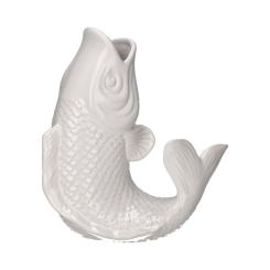 Gift Company Mamsell Koi, Fisch, Vase, Krug,S, weiß, 1,2 Liter 