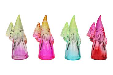 Gift Company Honey Santa Glas 3D, 4fach sortiert 