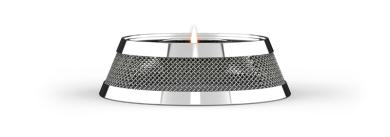 Philippi Design MARCEL Stövchen im Bauhaus Stil Edelstahl hochwertig 