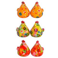 Pomme Pidou Salz & Pfeffer Streuer Huhn Mathilda, 3 Modelle / Farben 