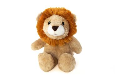 Habibi Plush Löwe Wärmetier Füllung herausnehmbar, Hülle waschbar, Mikrowelle 