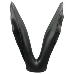 Hasen Ohren schwarz zum stellen Osterdeko  18 x 5 x 23,5 cm 