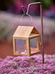 A2 Living Stab für Hängelaterne wetterfest Messing Look Outdoor 50 cm 