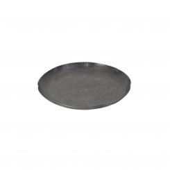 Deko Teller shadow anthrazit schwarz Kerzenplatte Tablett Aluminium 27,5 cm, WErner Voß 