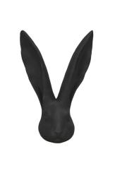 XL Hasenkopf Hase schwarz matt 26,5 cm Osterdeko Ostern 