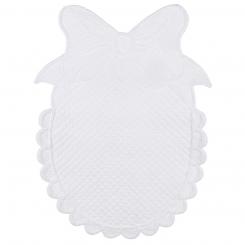 Tischset Platzdecke Platzset oval  Quilt weiß Shabby, Blanc Mariclo Toskana 