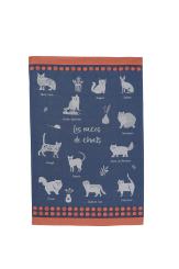 Geschirrtuch Jacquard Les Races de Chats, Katzen,  Coucke 