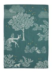 Geschirrtuch Halbleinen FORET ENCHANTEE Coucke 