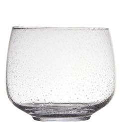 Vase Windlicht Bubble 19 x 22 cm Glas edel schlicht 