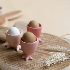 3 Eierbecher Ducky Rosatöne, Vosteen 