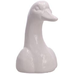 Keramik Gans Fina weiß 12,5 cm Vosteen 