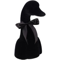 Gans Tasko sxhwarz Velours Samtoptik 35 cm 