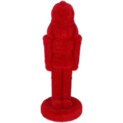 Nussknacker rot Velours Samtoptik 30 cm 