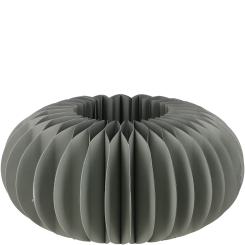 Papier Sockel "Dacia", D28cm, H13cm, taubengrau Vosteen 