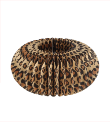 Papier Sockel "Dacia" Papierkranz, D39cm, H16,5cm, leo natur Vosteen 