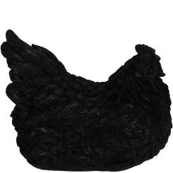 Huhn Kudo schwarz Ostern Osterdeko Vosteen 