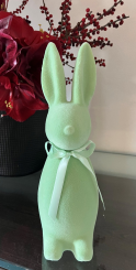 Stuppsi Hase mint grün Velours Samtoptik 30 cm 