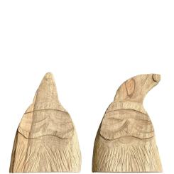 Holz Santa Cage 25 cm z. hängen o. stellen Shabby Landhaus 2 Modelle VosteenFigur Skulptur Garten Terrasse 2 Modelle 