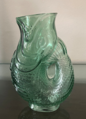 Jacquard, Fischvase Krug S(H19cm), grün 