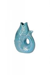Gift Company Monsieur Carafon, Fisch, Keramik Vase, XS, rainbow ocean, 0,2 Liter 