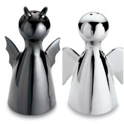 Philippi Design Angelo und Diabolo Salz- und Pfeffer Streuer im Set 