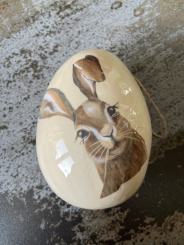 Deko Ei Osterei bedruckt Ostern Osterdeko 12 cm zum hängen oder legen 