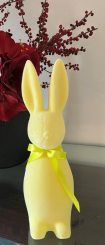 Stuppsi Hase pastell gelb Velours Samtoptik 30 cm 