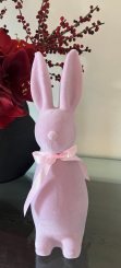 Stuppsi Hase flieder Velours Samtoptik 30 cm 