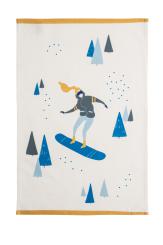 Geschirrtuch Snowboardeuse Snowboard Fahrerin Coucke 