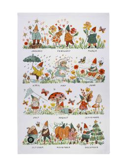 Geschirrtuch Baumwolle Gnome 4 Holidays  von Ulster Weavers  von Ulster Weavers 