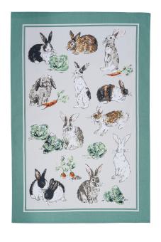 Geschirrtuch, Rabbit Patch Hasen von Ulster Weavers 
