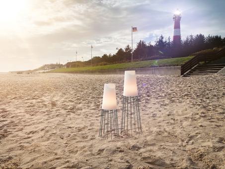 LIGHTHOUSE  Gartenlicht Windlicht 75 cm Philippi Design 