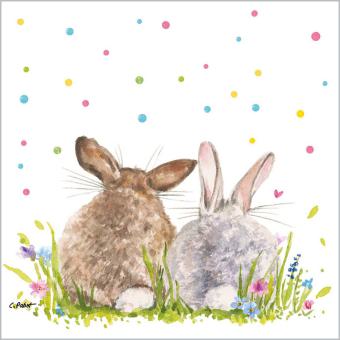 20 Servietten, Serviettentechnik Easter Party Ostern,  33x33 PPD 