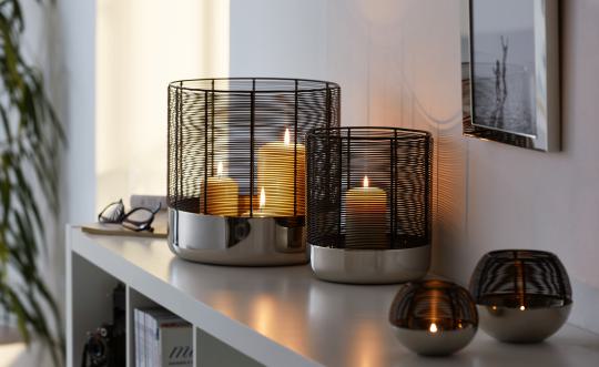 Philippi Design LUNA Windlicht, 2 Größen 