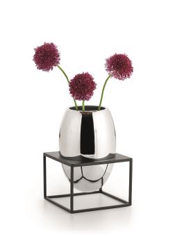 L Solero Vase im Ständer Philippi Design "schwebende Vase" 
