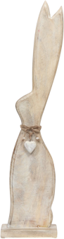 XXL Hase Holz natur Osterdeko 75 cm 