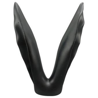 Hasen Ohren schwarz zum stellen Osterdeko  18 x 5 x 23,5 cm 