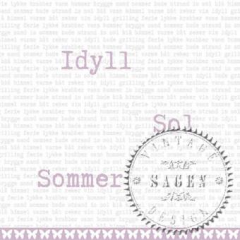 20 Servietten Sommer Idyll  33x33, Sagen Vintage 