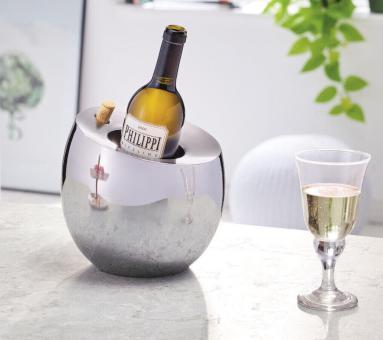 Philippi Froid Designer Weinkühler aus Edelstahl hochwertig 