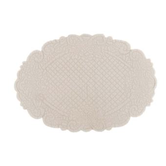 Tischset Quilt oval natur Blanc Mariclo 