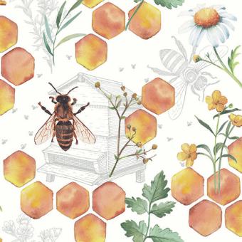 20 Servietten Honey Comb Biene 33x33,Ambiente 
