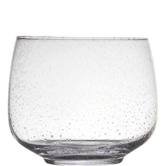 Vase Windlicht Bubble 19 x 22 cm Glas edel schlicht 