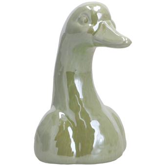 Keramik Gans Fina grün 12,5 cm Vosteen 