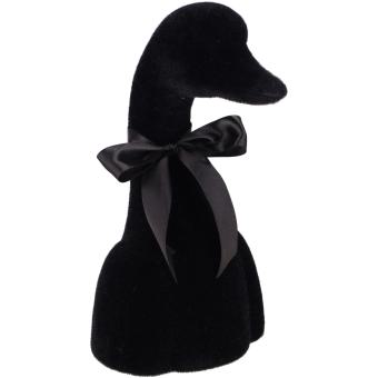 Gans Tasko sxhwarz Velours Samtoptik 35 cm 