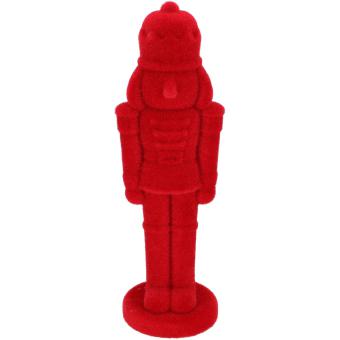 XL Nussknacker rot Velours Samtoptik 52 cm 