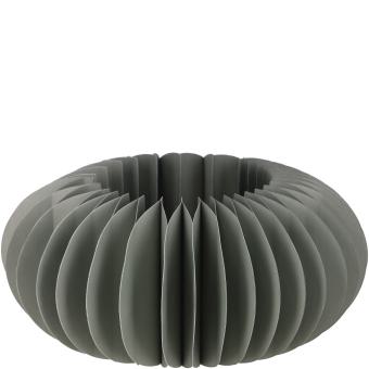 Papier Sockel "Dacia", D22cm, H10cm, taubengrau Vosteen 