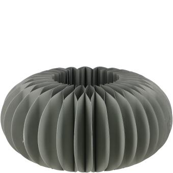 Papier Sockel "Dacia", D28cm, H13cm, taubengrau Vosteen 
