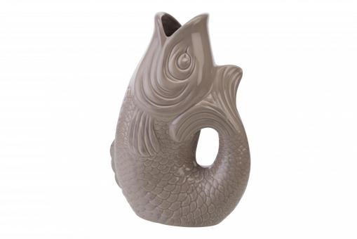 Gift Company Monsieur Carafon Keramik Fisch Vase, Krug Karaffe S sandstone, 1,2 Liter 